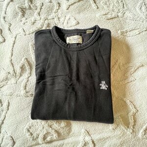 Original Penguin Charcoal Crewneck Tee